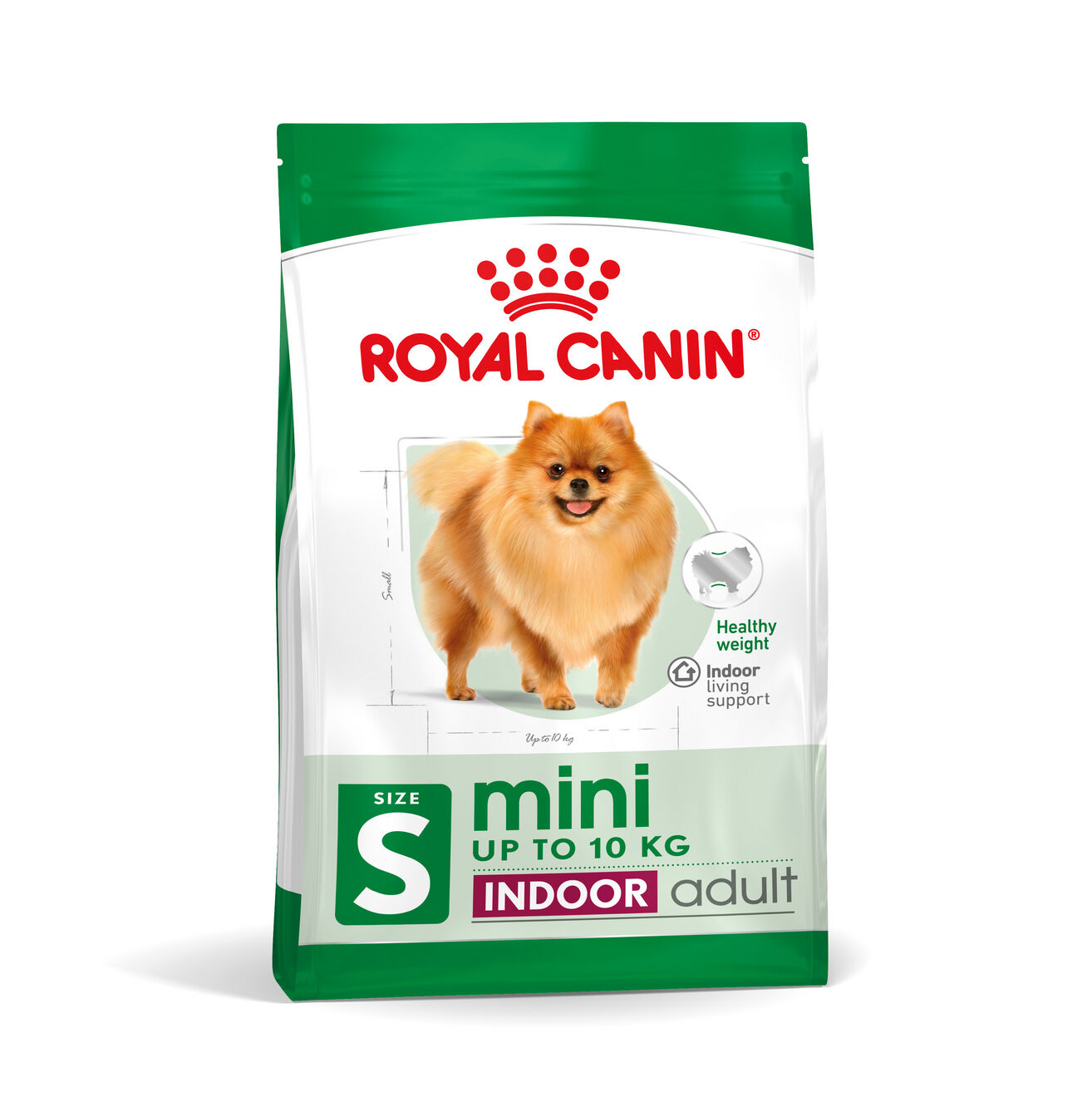 غذای خشک سگ رویال کنین مدل Mini Indoor Adult وزن 1.5 کیلوگرم