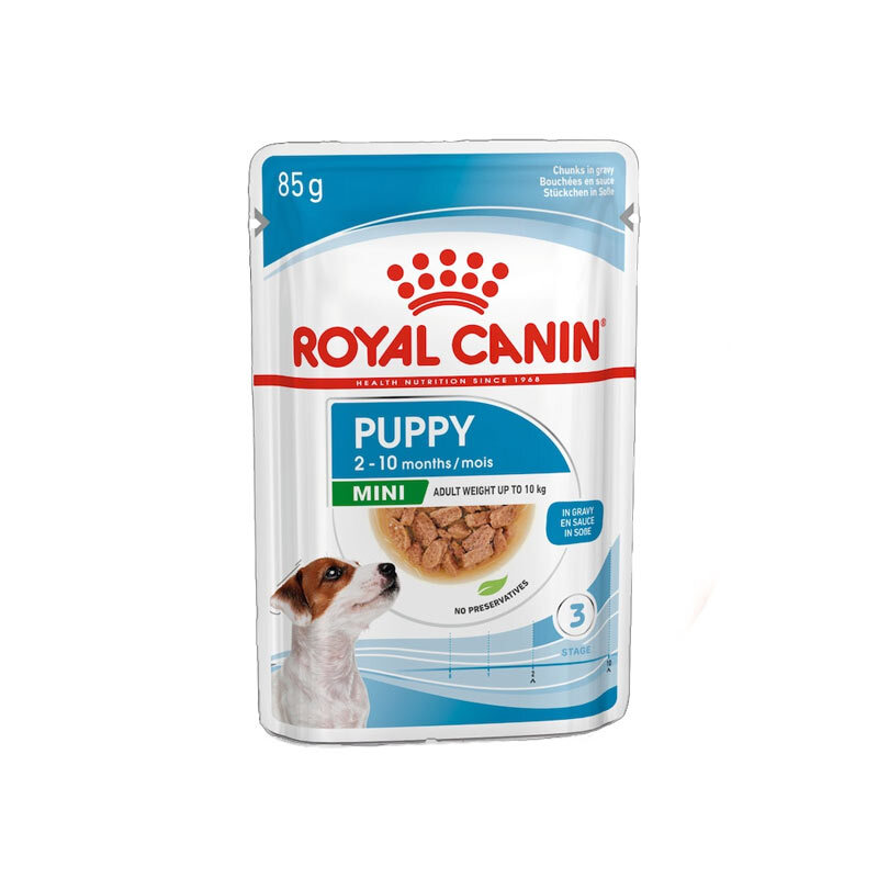 غذای پوچ سگ رویال کنین مدل Mini Puppy 